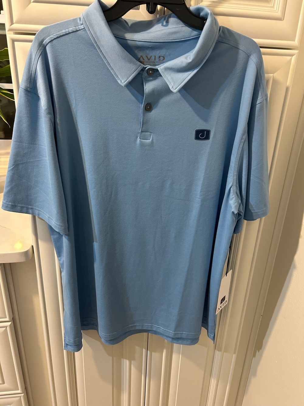 Light Sky Blue Men's Polo Shirt by David